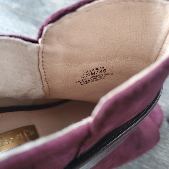 NEW Louise Et Cie Lander Burgundy Ankle Boot - Picture 7 of 7
